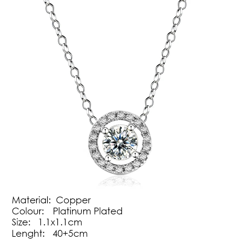 ZHOUYANG Pendant Necklaces Jewelry for Women Rose Gold Color Chain Jewellery Heart Necklace Cubic Zirconia N388