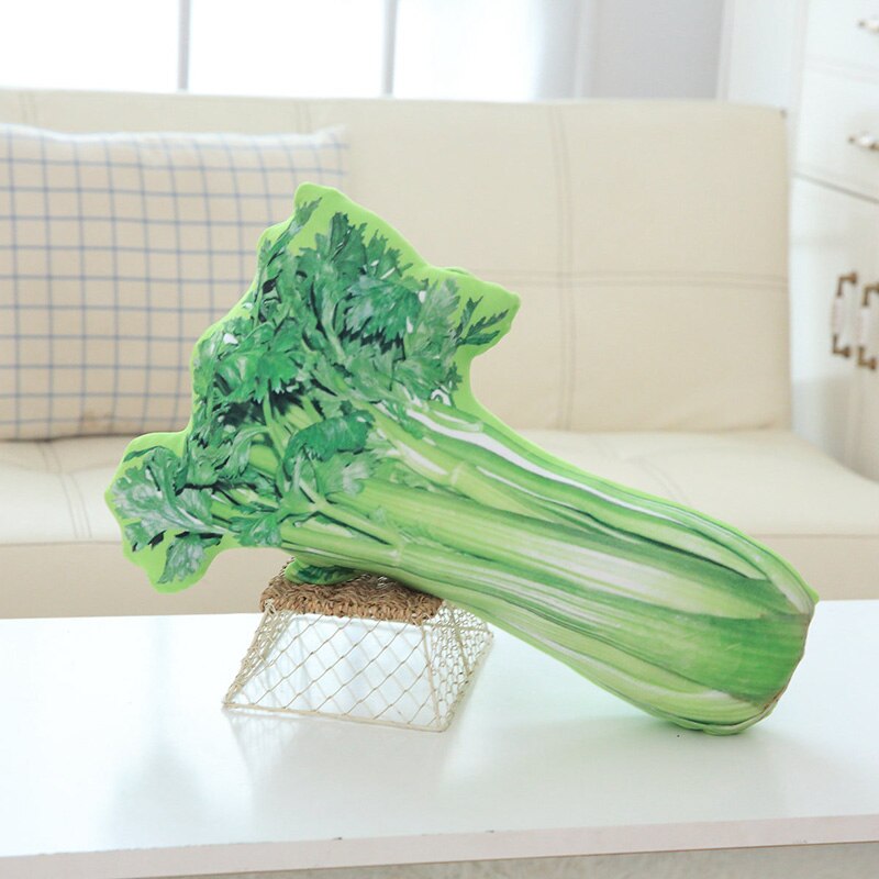 40-60cm Simulation Vegetable Pillow Cushion Vegetable Plush Dolls Potato Broccoli Cabbage Pea Pepper Plush Toy Creative Home