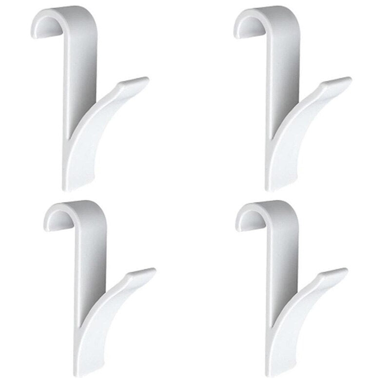 Kitchen Bathroom Hanger Clips Storage Racks White Clear Hanger Heated Towel Radi