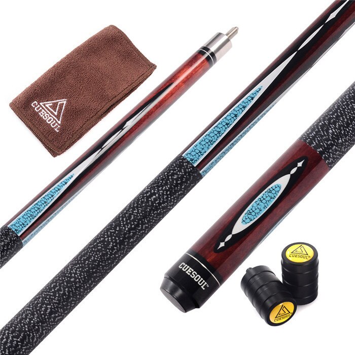 CUESOUL Pool Cue Stick With 11.5mm/12.75mm Cue Tip Come With Cue Joint/Shaft Protector
