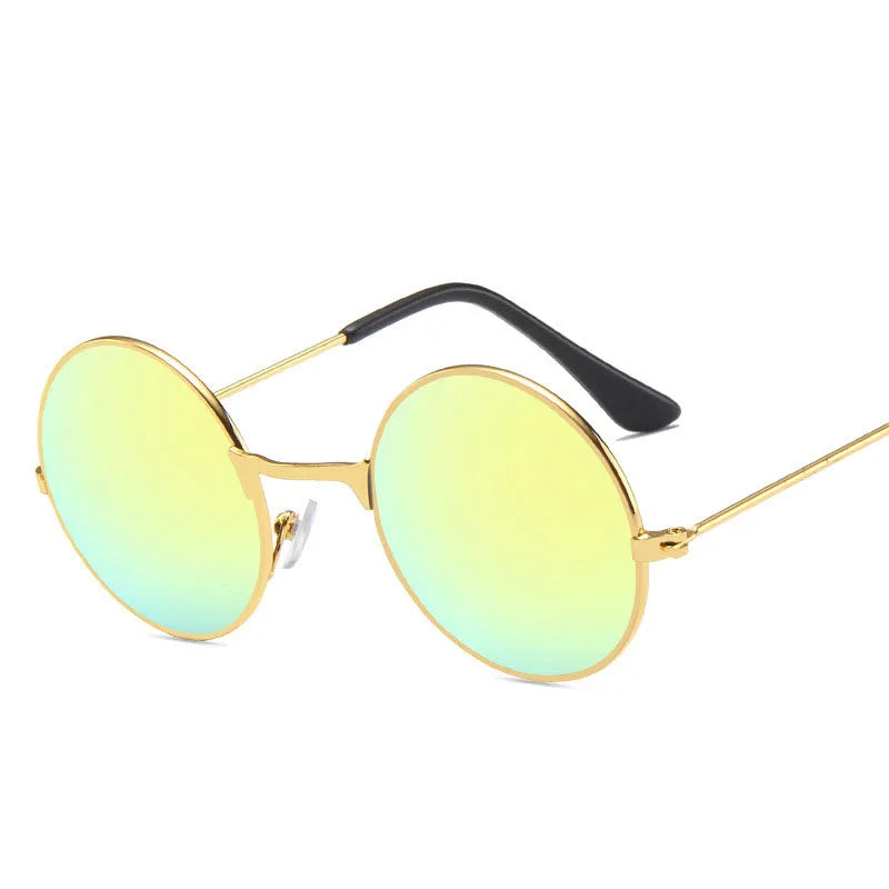 LeonLion 2023 Round Sunglasses Children Luxury Brand Sunglasses Children Cute Glasses for Boy/Girl Mirror Oculos De Sol Feminino