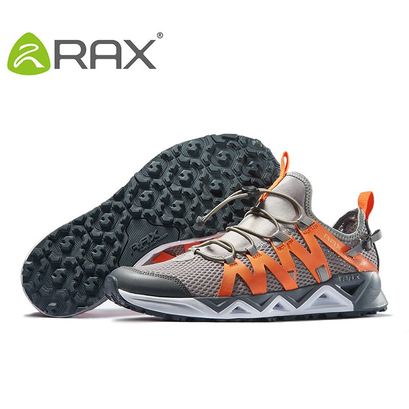 Rax Men's Aqua Upstreams Shoes Quick-Drying Breathble Fishing Shoes Women Hole PU Insole Anti-Slip Water Shoes 82-5k463