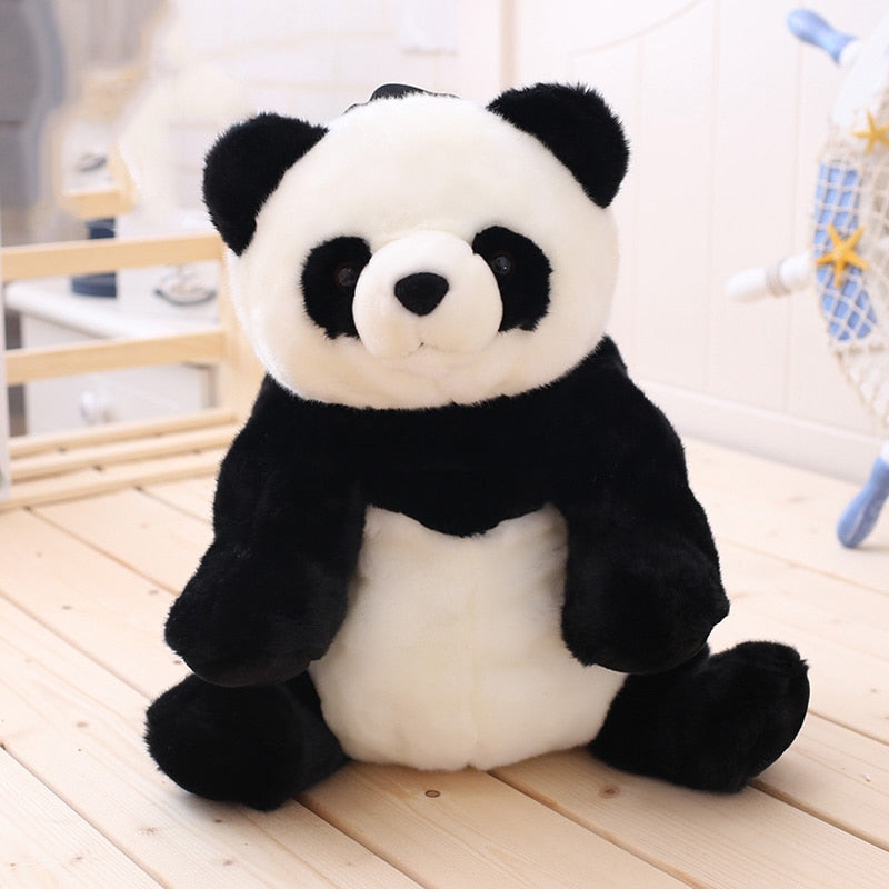 Panda Backpacks Stuffed Animal Bag Girls Boys Plush Adjustable Schoolbags Kindergarten Plush Backpack Toys Children