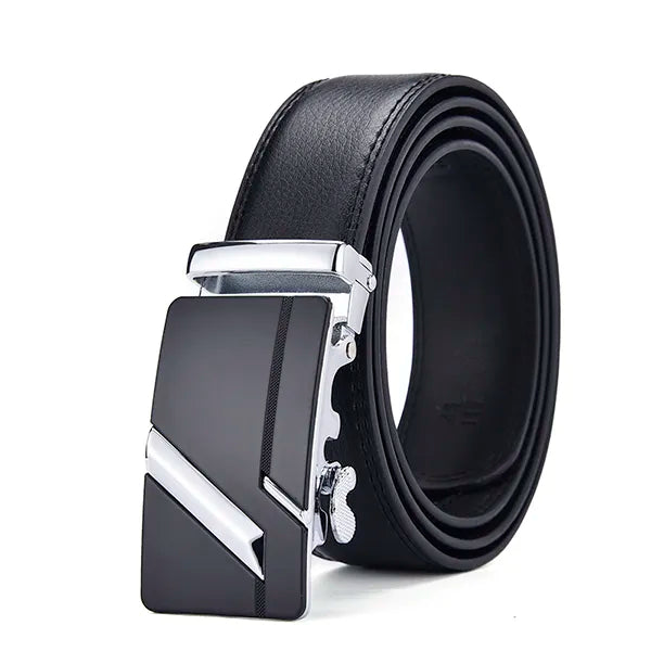 Leather Belts for Men Automatic Male Belts Cummerbunds Leather Belt Men Black Belts Cinturon Hombre