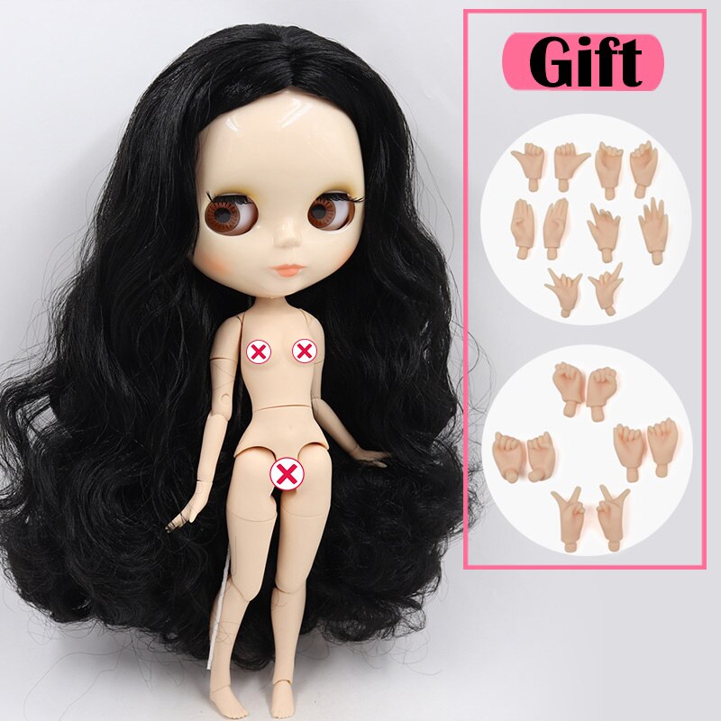 ICY DBS Blyth Doll No.3 Glossy Face White Skin Joint Body Special Price 1/6 BJD To