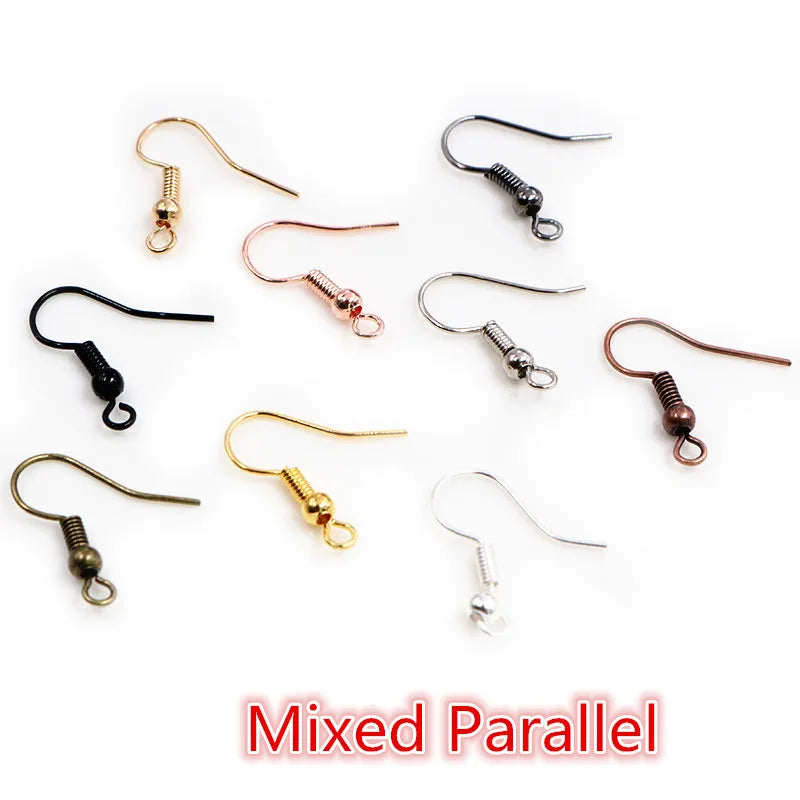 100pcs/Lot 20x17mm DIY Earring Findings Earrings Clasps Hooks Fittings DIY Jewelry Making Accessories Iron Hook Earwire Jewelry