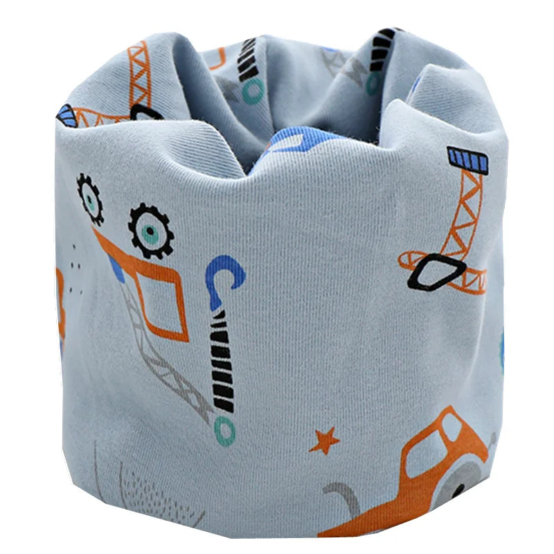 New Autumn Winter Girls Cotton Scarf Kids Scarf Bibs LIC Boys Girls Scarves Lovely Kids Collar Children Bufandas O Ring Scarf