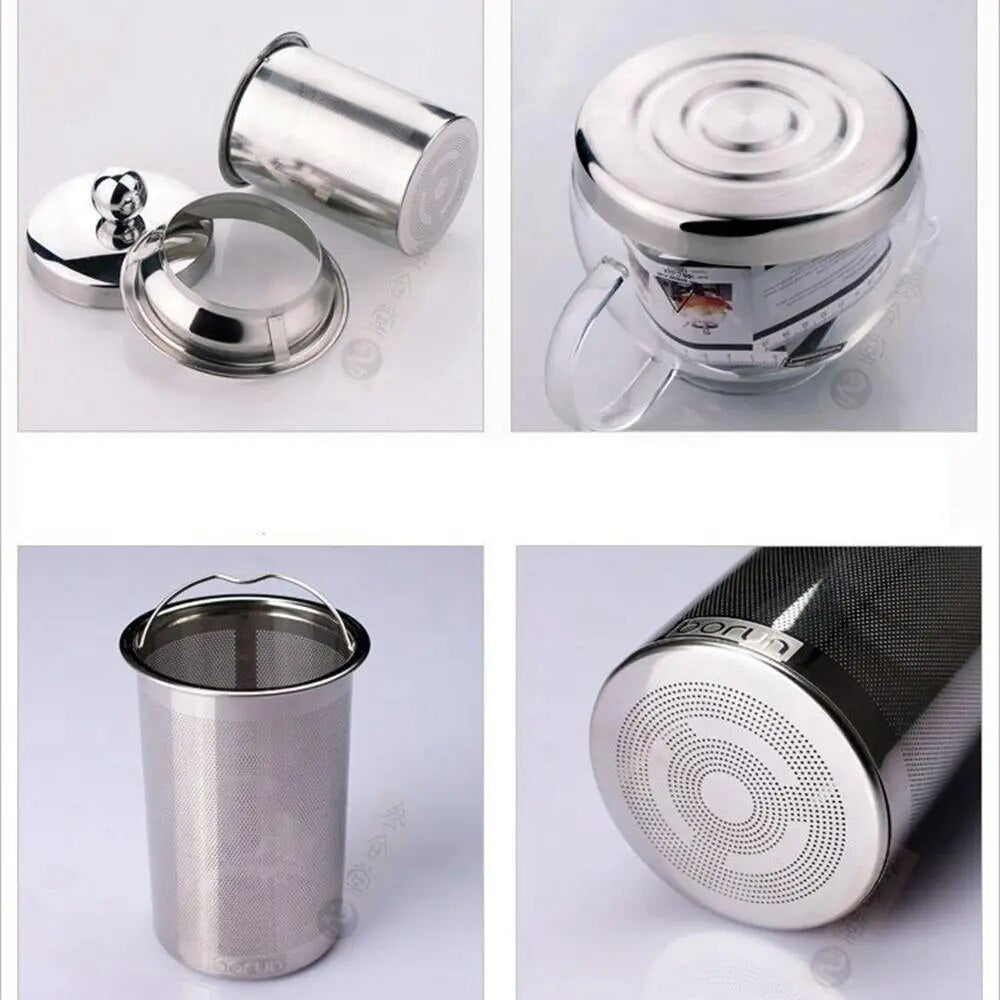 Induction Cooker чайник Special Glass Teapot Thickening Stainless Steel Tea Pot