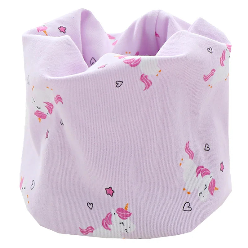 New Autumn Winter Girls Cotton Scarf Kids Scarf Bibs LIC Boys Girls Scarves Lovely Kids Collar Children Bufandas O Ring Scarf