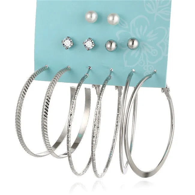 17KM Vintage Tassel Acrylic Earrings for Women Bohemian Earrings Set Big Dangle Drop Earring 2020 Brincos Female Jewelry