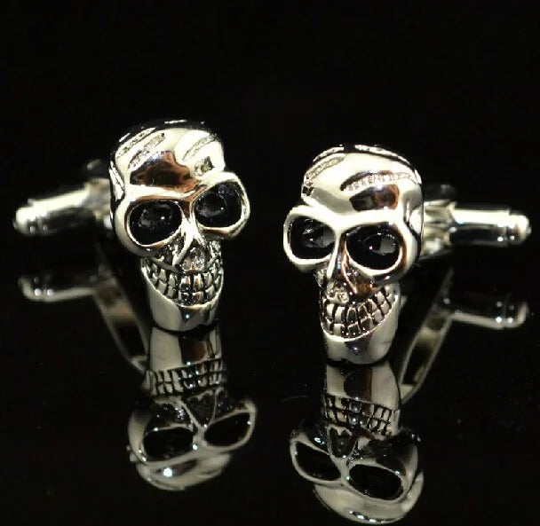 Skull Cufflinks 28 Vintage Skeleton Designs Men's Designer Cuff Links