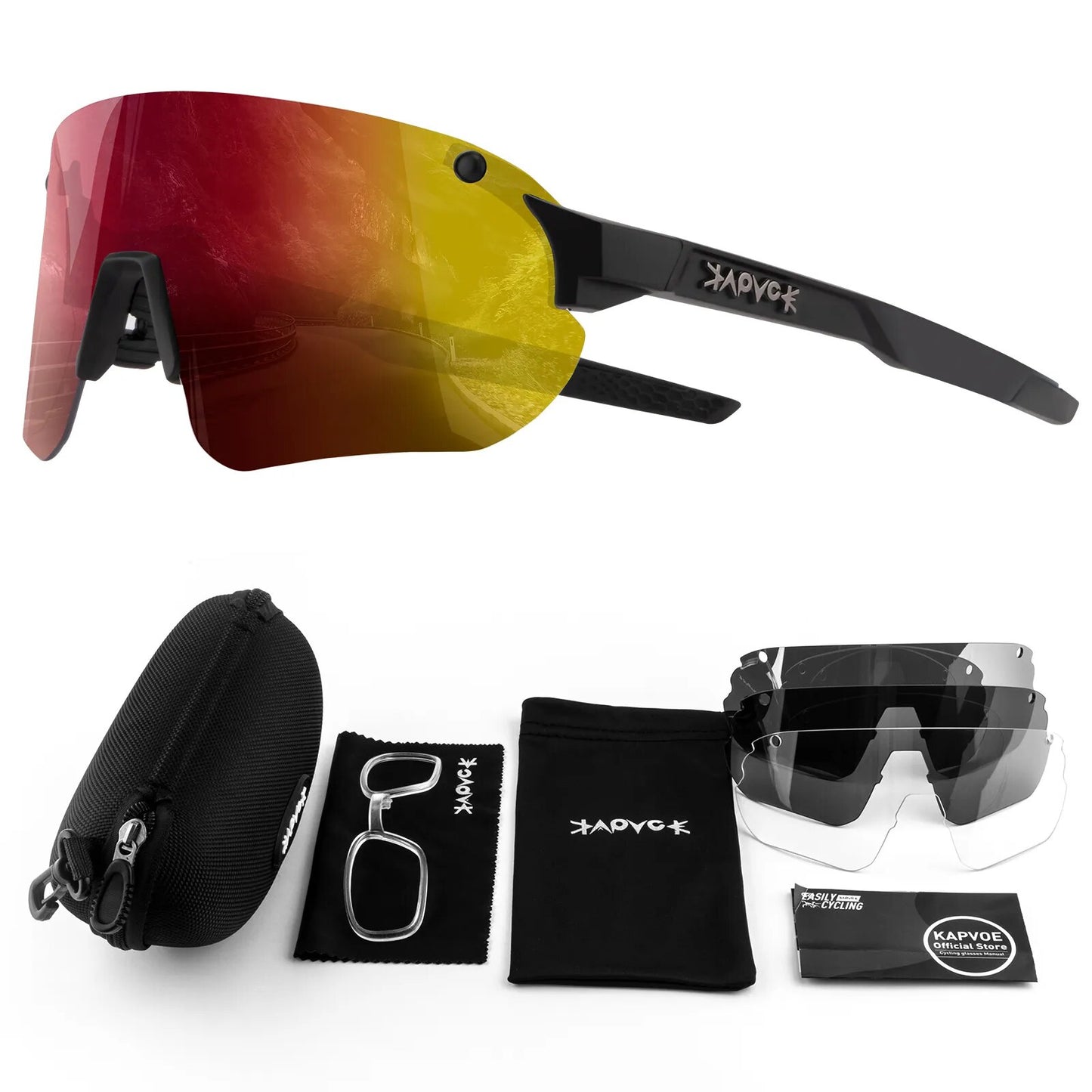 Photochromic Sports Men Sunglasses Road Cycling Glasses Mountain Bike Bicycle Riding Protection Goggles Eyewear Sport Sunglasses