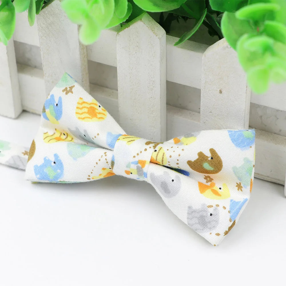 Classic Baby Kid Bow Ties Boy Children Pre Tie Tuxedo Bowties Pet Dog Cat Duck Fish Necktie Butterfly