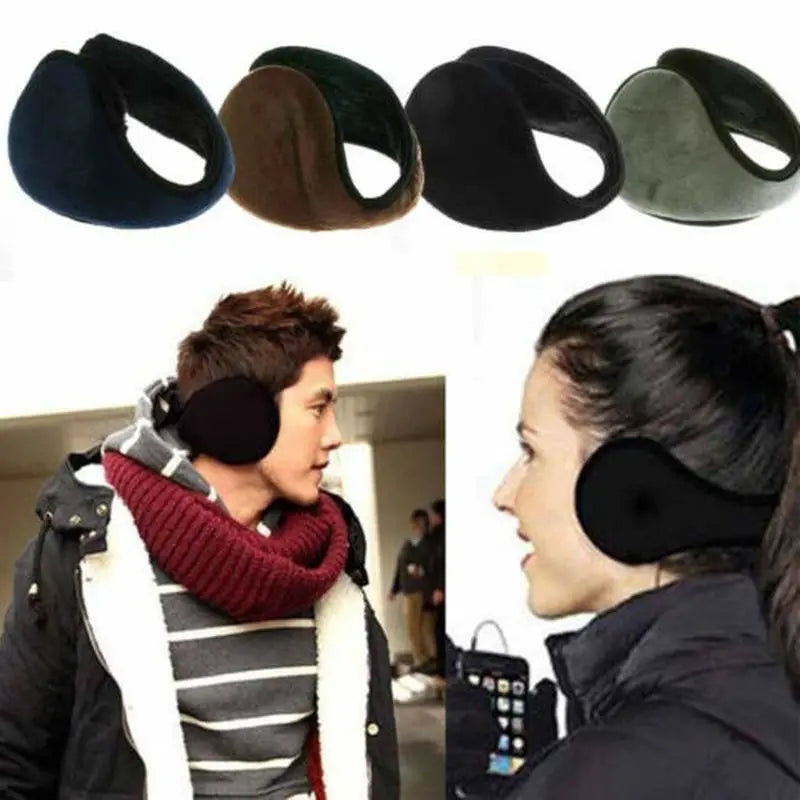 Cotton Earmuffs Soft Thicken HeadBand Plush Ear Cover Muff Protector Earflap for Men Women Girls Ear Winter Warmer