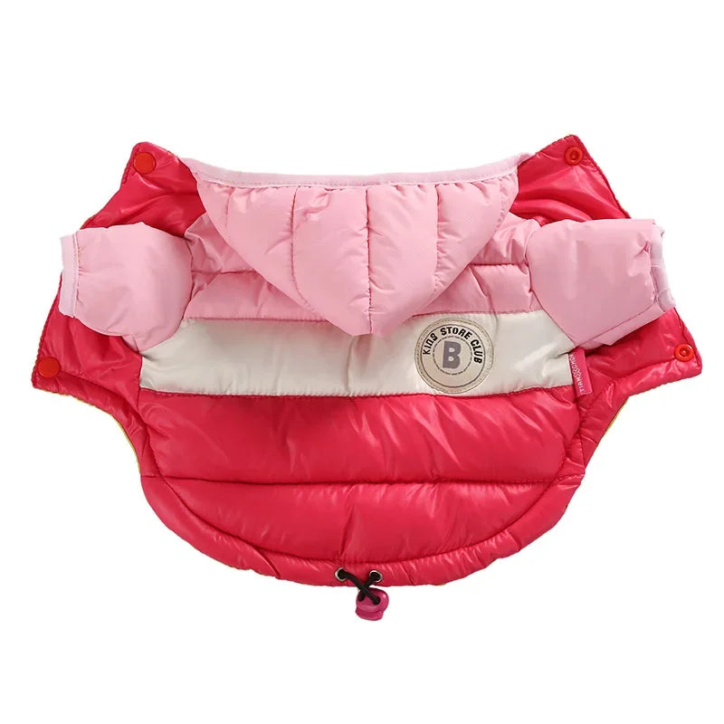 Autumn Winter Pet Clothes for Dogs Waterproof Hooded Dog Coat Jacket Warm Puppy Pet Clothing Chihuahua French Bulldog Clothes