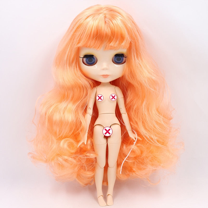 ICY DBS Blyth Doll No.3 Glossy Face White Skin Joint Body Special Price 1/6 BJD To