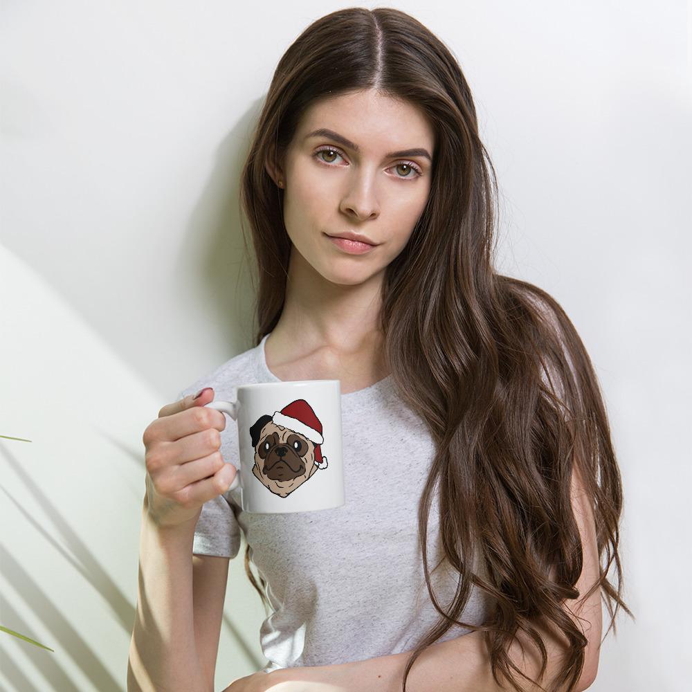 Vinny the Pug Christmas Mug #4