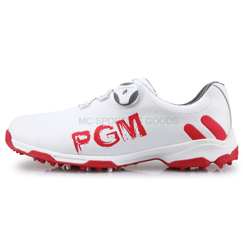 PGM Golf Shoes Men's Shoes Sports Waterproof Anti Slip for Golfer New Patented Rotate Buckle Shoelace Multi Colors Soft Shoe