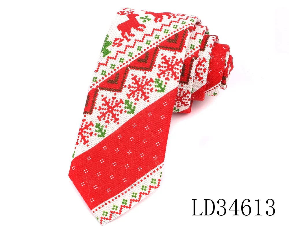 CartoonSkinny Tie for Men Women Narrow Neck Tie for Wedding Casual Cartoon Neckties Classic Suits Slim Cotton Linen Neck Ties