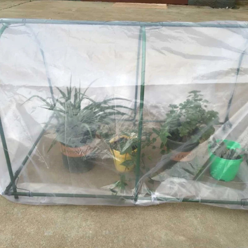 0.1mm 0.16mm Agriculture Greenhouse Transparent PE Film Garden Furniture Rainproof Dustproof Succulent Plants Waterproof Cover
