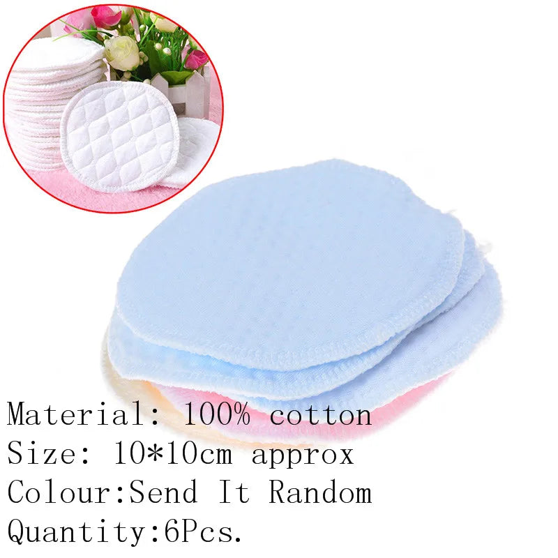 4/6/10/12pcs Washable Breathable Absorbency Breast Pads Anti-Overflow Maternity Nursing Pad Baby Feeding Breastfeeding Mom
