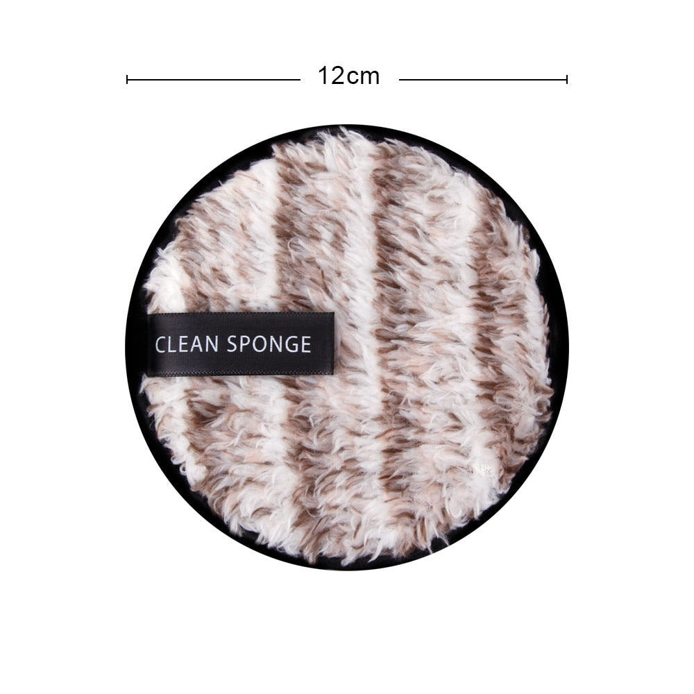 Makeup Remover Puff Reusable Make-Up Pads Washable Cleansing Cotton Microfiber Cloth Pad Skin Care Nail Art Cleaning Wipe Tools