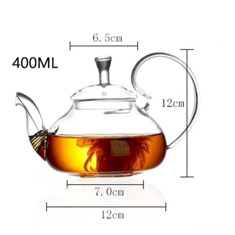 High Borosilicate Heat-Resistant Glass Teapot Chinese Glass Teapots Household Hi