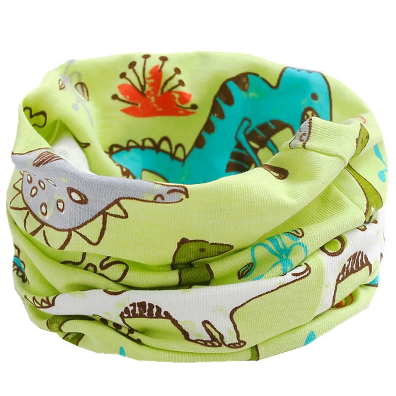 New Autumn Winter Girls Cotton Scarf Kids Scarf Bibs LIC Boys Girls Scarves Lovely Kids Collar Children Bufandas O Ring Scarf