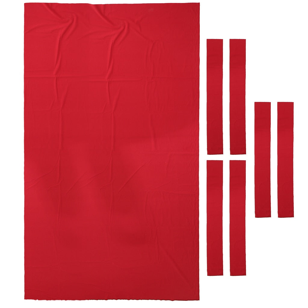 Professional 9 Ft Pool Table Felt + 6 Felt Strips Billiard Snooker Cloth Felt for 9 Foot Table 0.6mm Billiards Accessories