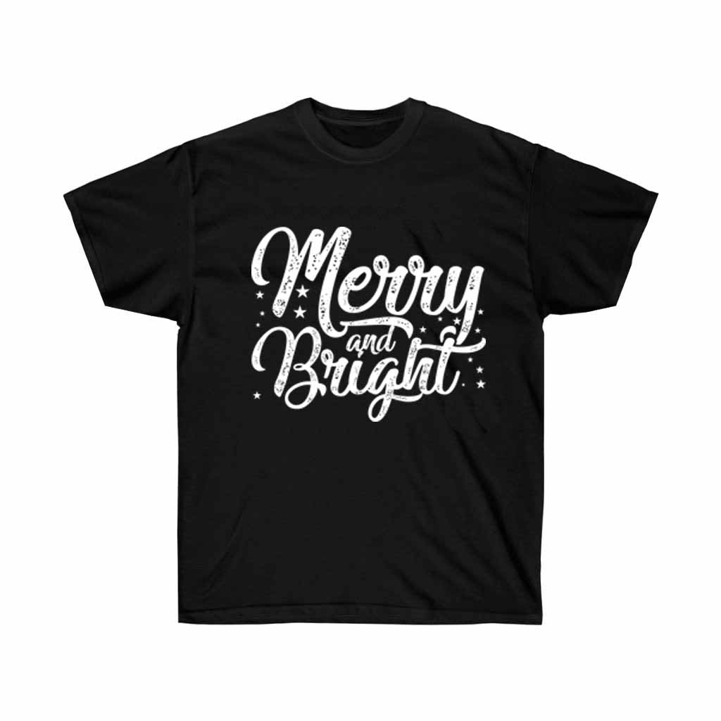 Merry and Bright Christmas Tshirt