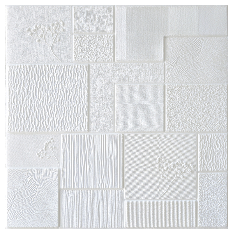 3D Wall Stickers Thick Living Room Wall Bedroom Decoration Room Simulation Brick Pattern Personality Creative Anti-Collision