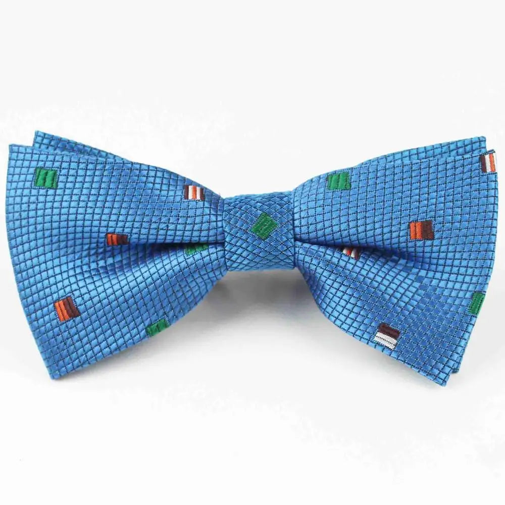 Plaid Children Bowtie Polester Bowties Baby Kid Kids Classical Pet Striped Butterfly Bow Tie Elk Bike Umbrella Dog Car