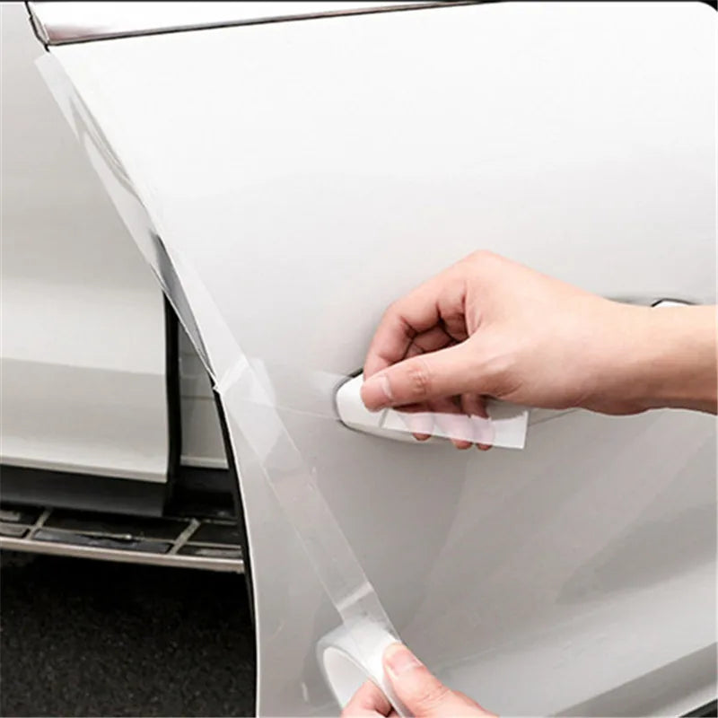 2cmX3m Door Sill Full Body Transparent Tape Car Tuning Body Bumpers Protect Film Door Edge Protective Tap Anti Scratch Tape 1pcs