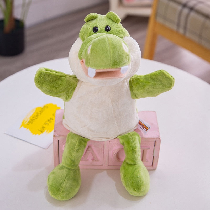 30cm Cute Whole Body Animal Hand Puppet Plush Toy Kindergarten Story Interactive Props Parent-Child Game Glove Dolls