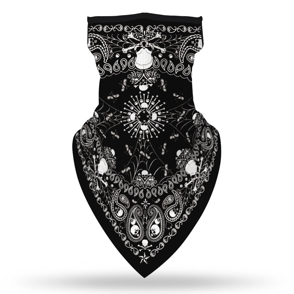 Halloween Skull Death Punk Scary Cosplay Face Mask Neck Scarf Masks Bandana Headband Balaclava