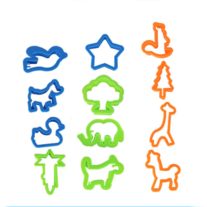 26PCS DIY Slime Plasticine Mold Modeling Clay Kit Slime Plastic Play Dough Tools Set Cutters Moulds Toy for Children Kid