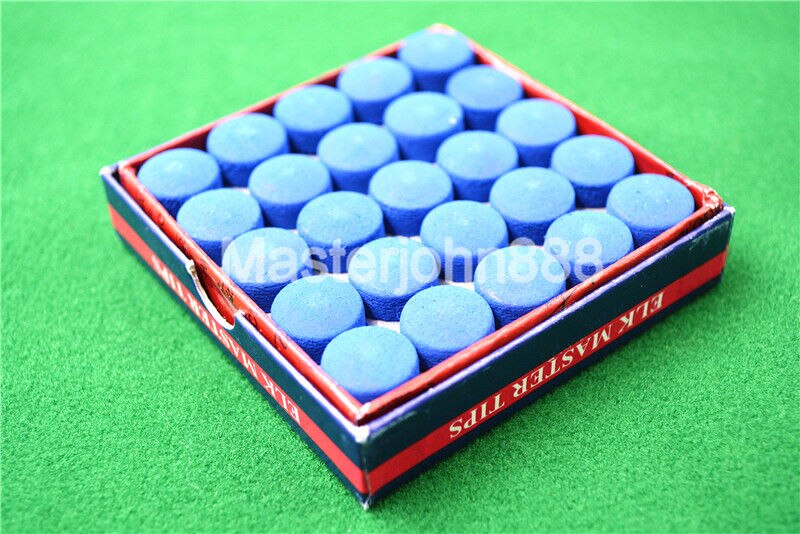 50pcs Glue-On Pool Billiards Snooker Cue Tips 11/12/13mm
