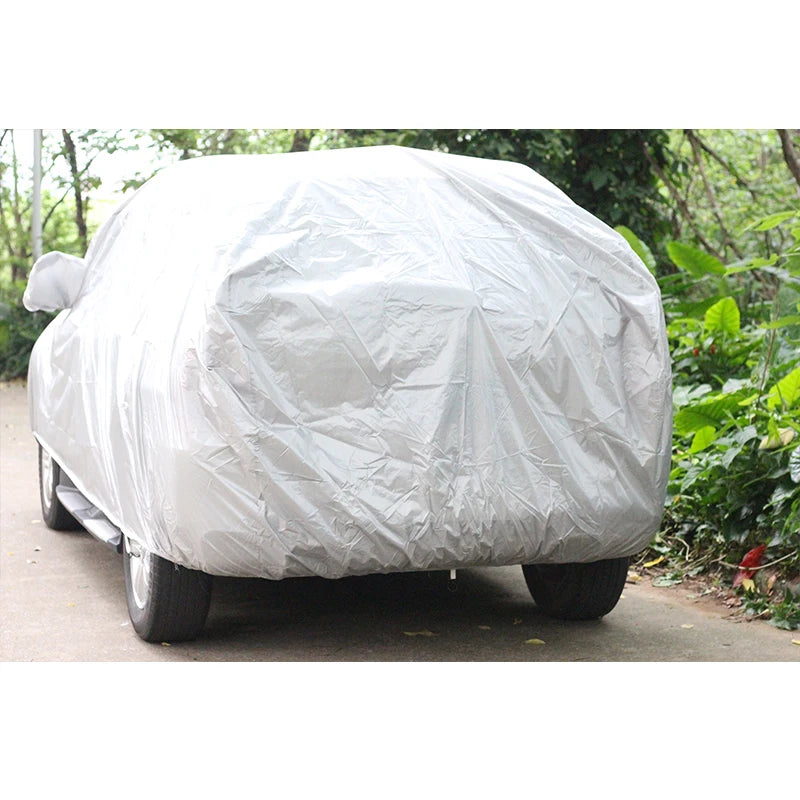 Buildreamen2 Universal Car Cover Sunshade Rain Snow Dust Frost Resistant Car-Cover UV-Anti Sun Dustproof