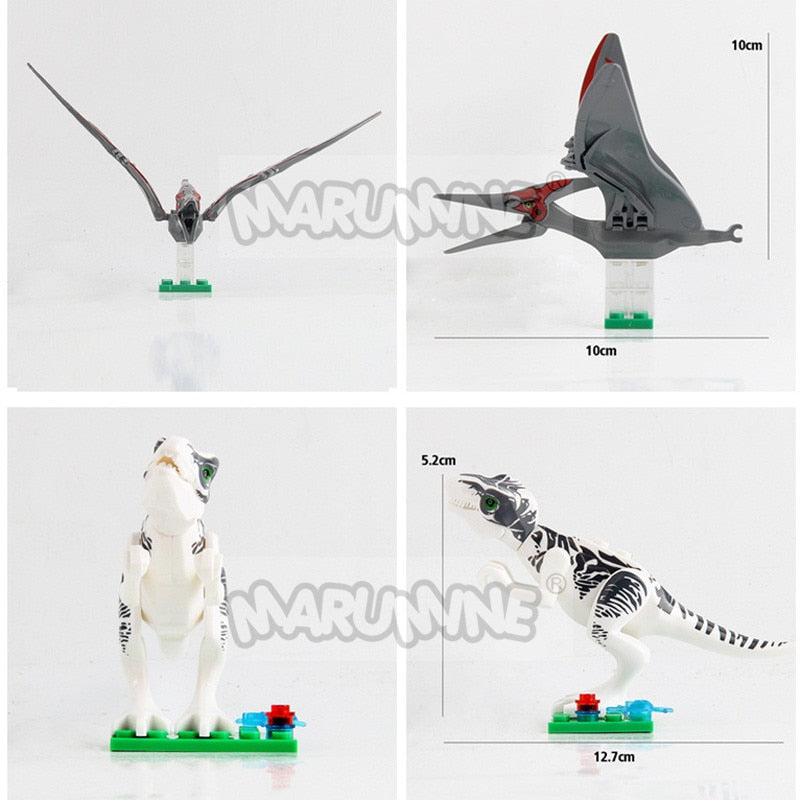 MARUMINE Dinosaur Building Block Model Brick Parts Set Classic 77001 Jurassic World Animal Building Accessories MOC Toys