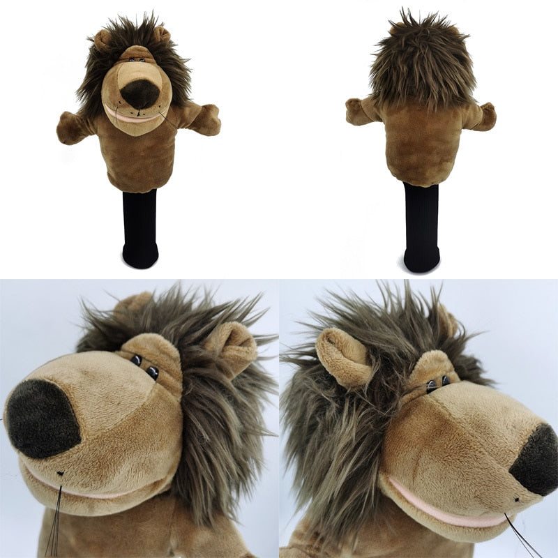 All Kinds of Animals Golf Head Covers Fit Up to Fairway Woods Men Lady Golf Club Cover Mascot Novelty Cute