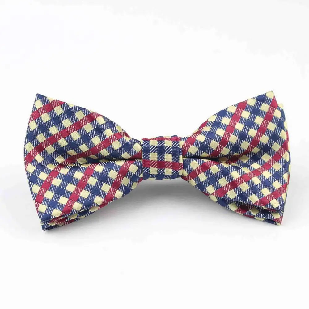 Plaid Children Bowtie Polester Bowties Baby Kid Kids Classical Pet Striped Butterfly Bow Tie Elk Bike Umbrella Dog Car