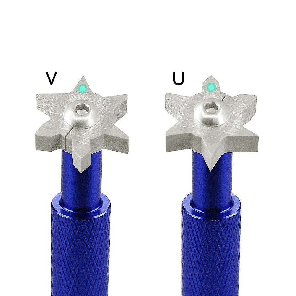 Golf Sharpener Golf Club Grooving Sharpening Tool Golf Club Sharpener Head Strong Wedge Alloy Wedge Sharpening Cut 6 Colors