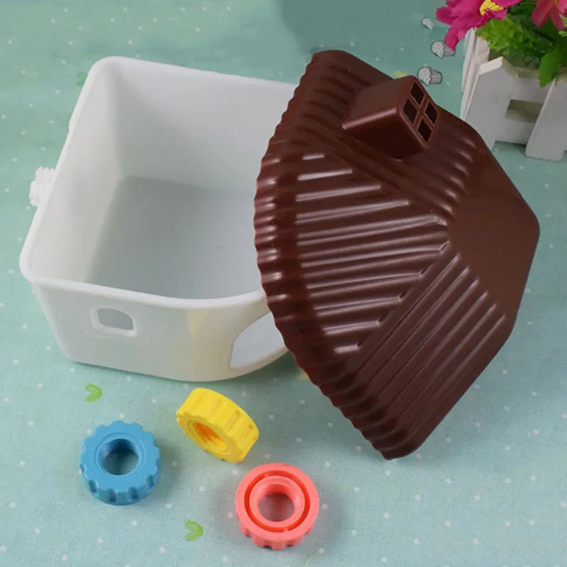 Colorful Mountable Pet Dog Hamster Guinea Pig House Cage Plastic Cute Small Pet Bedroom House Toy Casa Para Hamster House