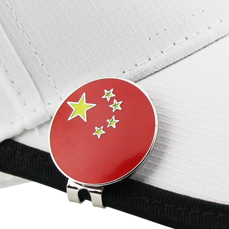 1.18 Inch Golf Ball Mark W Magnetic Golf Hat Clip Mark Golf Ball Position 24 Kinds for Choice Golf Marker