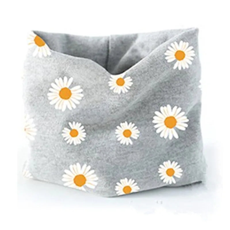 New Autumn Winter Girls Cotton Scarf Kids Scarf Bibs LIC Boys Girls Scarves Lovely Kids Collar Children Bufandas O Ring Scarf