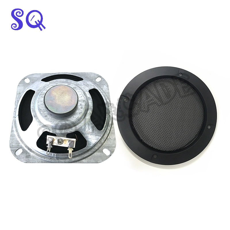 2pcs/Lot 4 Inch Silver Dynamic loudSpeaker Protective Grille Circle and Protective Black Iron Mesh DIY Decorative Arcade Cabinet