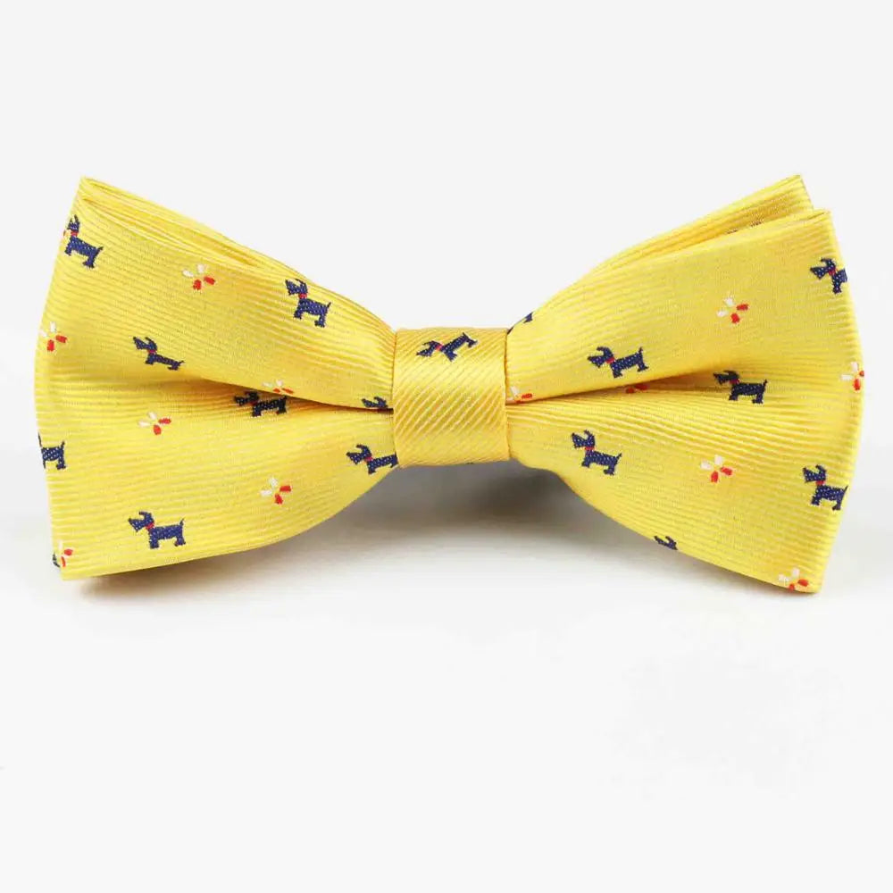 Plaid Children Bowtie Polester Bowties Baby Kid Kids Classical Pet Striped Butterfly Bow Tie Elk Bike Umbrella Dog Car