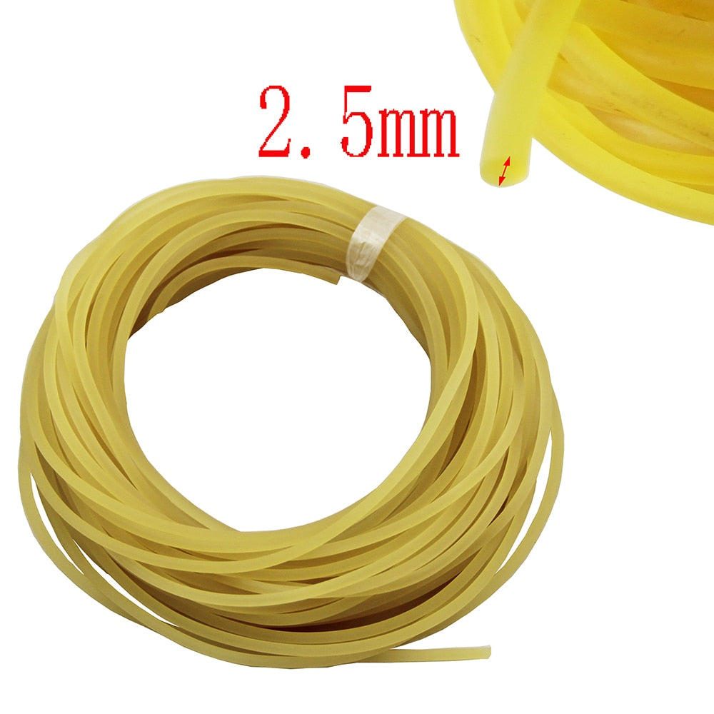 10 Meters Diameter 2mm & 2.5mm & 3mm & 3.5mm & 5mm Solid Plain Traditional Elastic Rope Tied Reinforcement Group Fishing Line