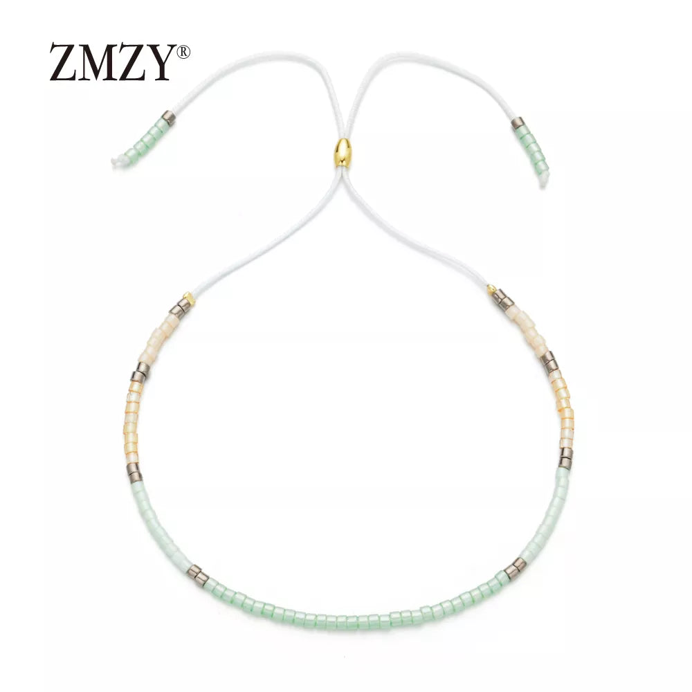 ZMZY Boho Style Miyuki Delica Seed Beads Bracelets for Women Friendship Bracelet Jewelry Colorful Charm Bracelet Femme Handmade
