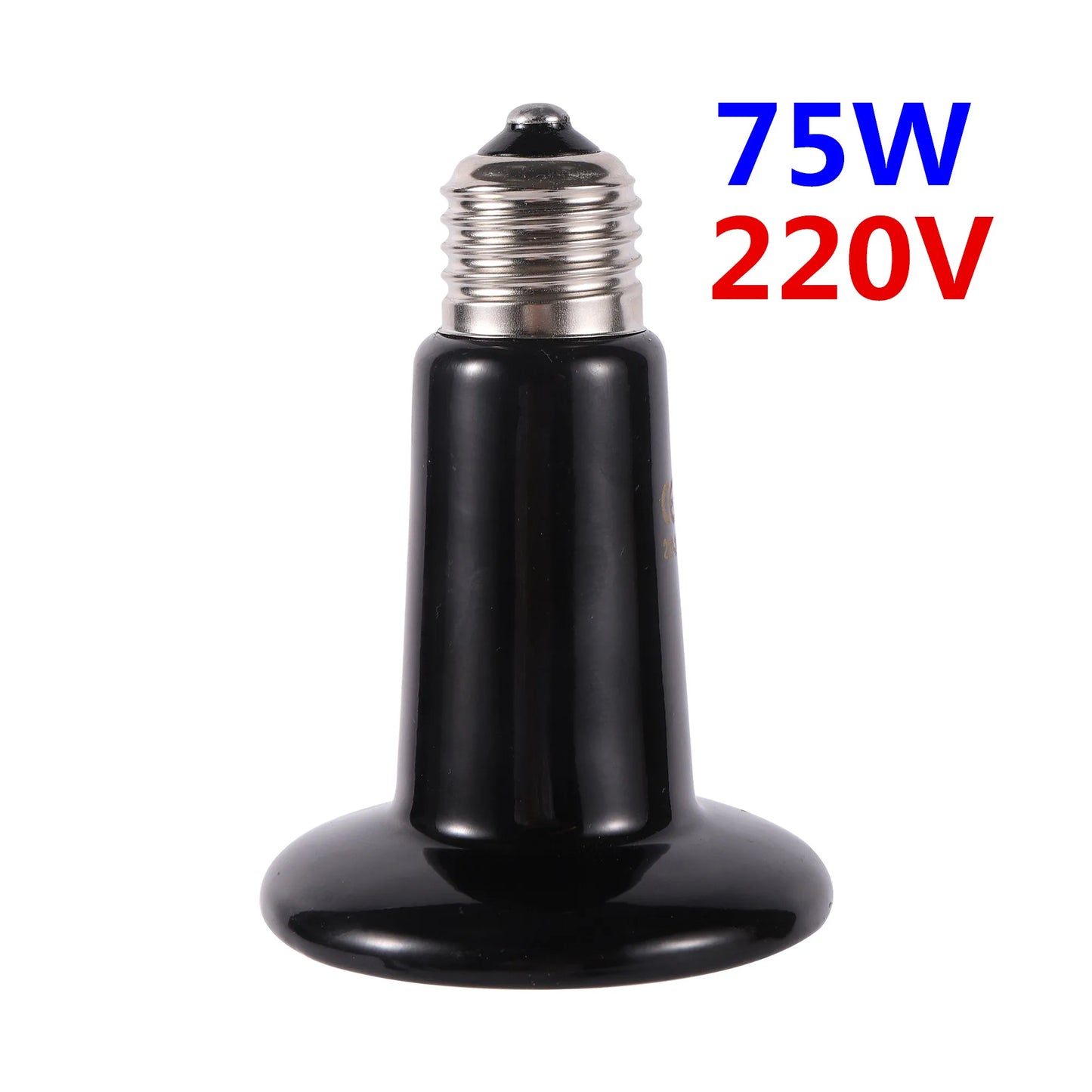 Pet Reptile Far Infrared Ceramic Heating Lamp 110v/220v Heat Emitter Light Bulb 25W 50W 75W 100W 150W 200W Animal Hatch Heating